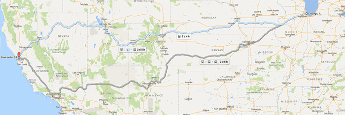 My Route Through America